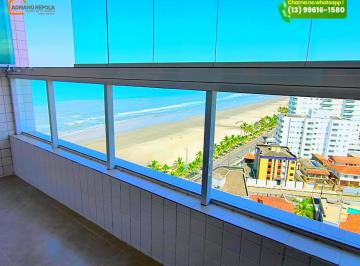 Apartamento de 2 quartos, Mongaguá · APARTAMENTO COM VARANDA GOURMET ENVIDRAÇADA - PISO EM TODOS OS AMBIENTES - PRÉDIO LAZER COMPLETO