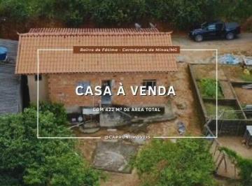 Casa · 38m² · 3 Quartos · Casa à venda, 3 quartos, Bairro de Fátima - Carmópolis de Minas/MG