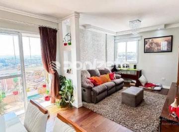 Apartamento · 96m² · 3 Quartos · 3 Vagas · Apartamento à venda no Campestre, Santo André – 3 dormitórios, 3 vagas, mobiliado