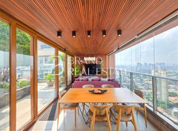 Apartamento · 204m² · 2 Quartos · 3 Vagas · Cobertura exclusiva á venda no Habitarte 2, Brookli, porteira fechada, 3 vagas