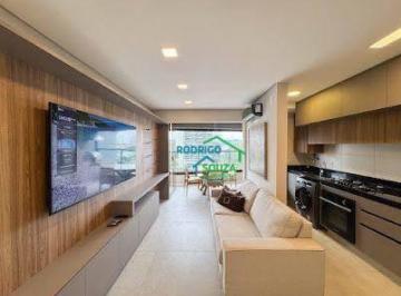 26c363669556f50adb3238271cc0bfe8a2f27628 · Apartamento com 2 dormitórios para alugar, 75 m² por R$ 12.180,00/mês - Alphaville Industrial - Baru