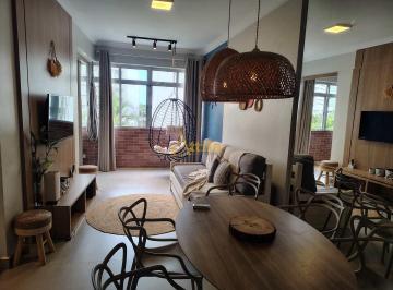 Apartamento · 60m² · 1 Quarto · 1 Vaga · Apartamento com 1 quarto, Pitangueiras, Guarujá - R$ 410 mil, Cod: 6877