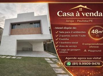 Casa de 2 quartos, Paulista · CASA À VENDA NO CONDOMINIO DAYA NO JANGA EM PAULISTA/PE
