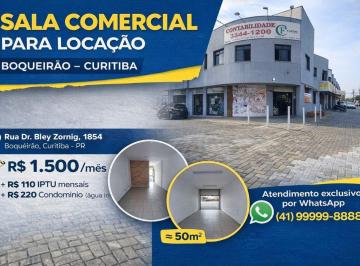 Comercial de 1 quarto, Curitiba · SALA COMERCIAL PARA LOCAÇÃO NO BOQUEIRÃO – 50M² – EXCELENTE LOCALIZAÇÃO