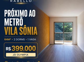 Apartamento de 2 quartos, São Paulo · Jardim Olympia | 2 Dorms 64m² Lazer Completo | Próx Shopping Raposo e Metrô Vila Sônia | R$ 399.000