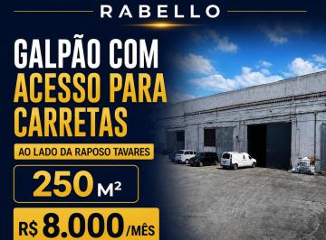 Comercial , São Paulo · Galpão 250m² na Raposo Tavares | Acesso Rodoanel | Logística e Distribuição | R$ 8.000/mês