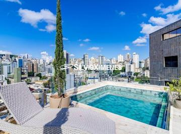 Apartamento · 252m² · 3 Quartos · 3 Vagas · Residencial › Cobertura no Sion com 252,00 (M²), 3 quartos e 3 vagas para Venda
