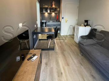 Apartamento · 36m² · 1 Quarto · 1 Vaga · Flat 36m² à venda no Itaim Bibi | Varanda, serviços e alta rentabilidade