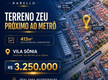 Terreno , São Paulo · Vila Sônia | Terreno ZEU 413m² com Alto Potencial Construtivo | Próximo ao Metrô | R$ 3.250.000