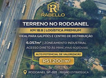 Terreno , Osasco · Rodoanel km 18,8 | Terreno 6.057m² Plano para Logística e Indústria | Alto Potencial
