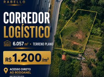 Terreno , Osasco · Rodoanel km 18,8 | Terreno 6.057m² Plano para Logística e Indústria | Alto Potencial