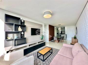 Apartamento · 88m² · 3 Quartos · 1 Vaga · Apartamento 3 dormitórios, mobiliado, com sacada de frente e vista para o mar, 1 box/vaga de garagem