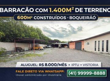 Comercial de 5 quartos, Curitiba · BARRACÃO COMERCIAL AMPLO | 1.400m² DE TERRENO | 600m² CONSTRUÍDOS – BOQUEIRÃO