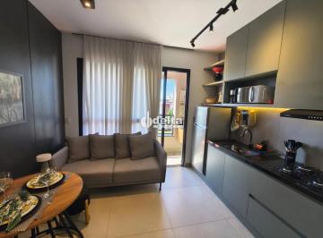 Apartamento · 35m² · 1 Quarto · 1 Vaga · Apartamento mobiliado com 1 suíte disponível para locação no bairro Santa Maria em Uberlândia-MG