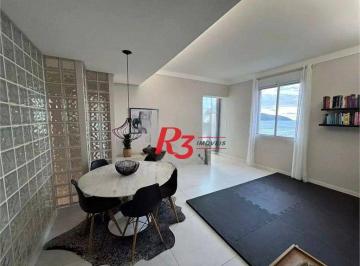 30c729f6e5652fbb14cee4e9dc5cf7b90f7a4358 · Apartamento com 2 dormitórios à venda, 110 m² por R$ 791.000,00 - José Menino - Santos/SP