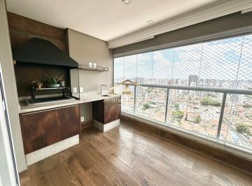 Apartamento · 127m² · 3 Quartos · 3 Vagas · Lindo Apartamento - Tatuapé/SP - Varanda Gourmet