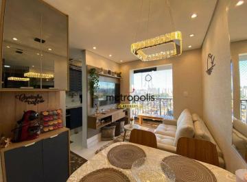 Sala · Apartamento com 2 dormitórios à venda, 43 m² por R$ 480.000,00 - Vila Santa Luzia - São Bernardo do 