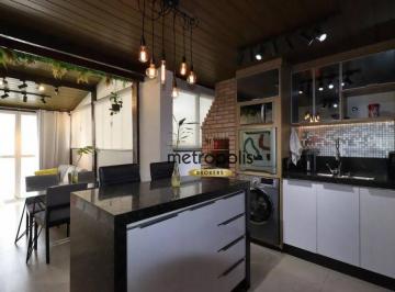 Cozinha · Cobertura com 2 dormitórios à venda, 100 m² por R$ 554.000,00 - Utinga - Santo André/SP