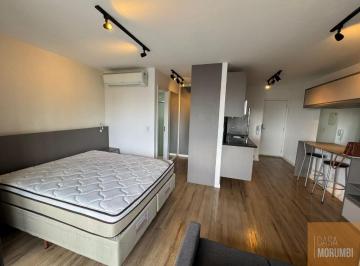 Foto 01 · Apartamento STUDIO com 1 Quarto e 1 banheiro à , 36 m² 100  da estação Campo Belo do metrô,