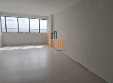 Comercial · 28m² · Um Lugar Imoveis aluga: Sala comercial de 28,80m2 com Split no Ed. City Office, Batista Campos, Bele