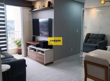 Apartamento · 50m² · 2 Quartos · 1 Vaga · Apartamento 2 quartos, porteira fechada- 1 vaga coberta, 50m2 - Ferrazopolis - Sbc