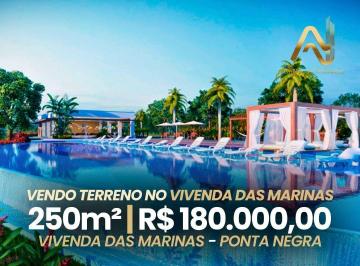 d4770848a08afa90e5dfa18bb42178091a1d19e1 · LOTE DE 250 m² À VENDA POR R$ 180.000 - Condomínio Vivenda das Marinas, Ponta Negra