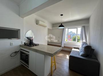 Apartamento · 31m² · 1 Quarto · 1 Vaga · Apartamento Mobiliado com 1 quarto em frente a Santa Casa, com Garagem Escriturada.