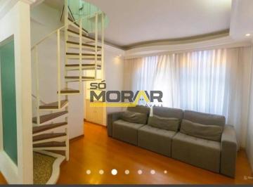 Apartamento · 140m² · 3 Quartos · 1 Vaga · Cobertura com 3 Quartos e 3 banheiros a Venda, 140 m2 por R$ 640.000