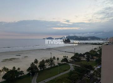 Apartamento · 57m² · 2 Quartos · 1 Vaga · Apartamento Comercial à Venda em Gonzaga, Santos – 57 m² com Vista para o Mar