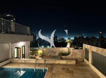 Apartamento · 361m² · 4 Quartos · 2 Vagas · Cobertura na Ponta da Praia , 361m², Piscina Privativa, 4 Dormitórios, 2 Vagas | Vista Livre