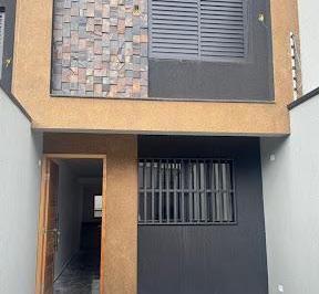 6147c45da447fee0294083bb2960baf37fe907b6 · Sobrado novo frontal com 2 e 3 quartos, à venda, 70 m² a partir de R$ 480.000 - Parque Boturussu - S