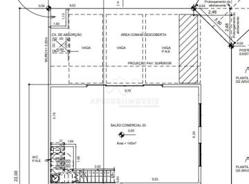 Comercial · 150m² · 2 Vagas · Salão comercial para locação, 150m² na Vila Alpina - Santo André/SP