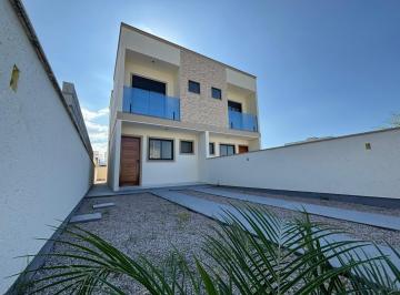 Casa · 79m² · 2 Quartos · 2 Vagas · Lindíssimo Sobrado com 2 Suítes e Super Terreno nos Fundos: Guarda Cubatão / Palhoça/SC!