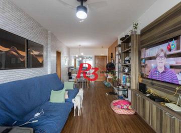 324b8858bc103b468dea15bb7a30e8ad10ca27ec · Apartamento com 2 dormitórios à venda, 90 m² por R$ 700.000,00 - Embaré - Santos/SP