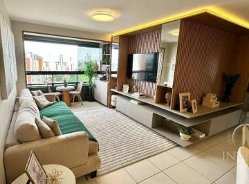eb1b14bc6fd981c240ec91790a6d7e4708b021ba · Apartamento com 3 dormitórios à venda, 98 m² por R$ 790.000,00 - Manaíra - João Pessoa/PB