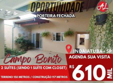 Casa de 2 quartos, Indaiatuba · Casa Com 2 Suítes A Venda De Porteira Fechada "OPORTUNIDADE" - Indaiatuba - SP!