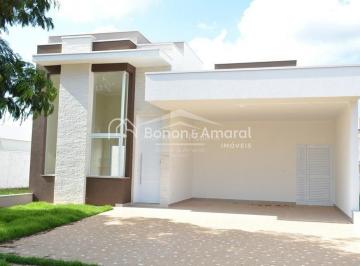 Casa · 179m² · 3 Quartos · 4 Vagas · Casa locação no Condomínio Reserva Real, bairro Parque Brasil 500, Paulínia.