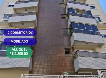 Apartamento · 60m² · 2 Quartos · 1 Vaga · Apartamento 2 Dormitórios Mobiliado com Sacada no Res. Biarritz