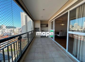 0b6ba3caea4e8783e62dd87eabcd3262f83ddc42 · Apartamento com 3 dormitórios para alugar, 151 m² por R$ 13.000,00/mês - Embaré - Santos/SP
