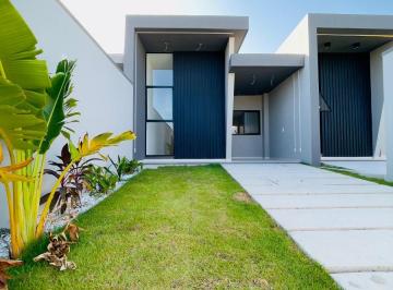 Casa de 3 quartos, Eusébio · Excelente Casa Plana no Eusébio, Rua Privativa, 3 Quartos, 2 Suítes, Quintal, 2 Vagas.