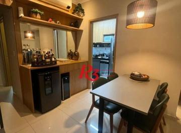 f9f8ad30d7dee2899ceb7371f2ca39d57c7f88a3 · Apartamento com 2 dormitórios para alugar, 90 m² por R$ 7.910,02/mês - Boqueirão - Santos/SP