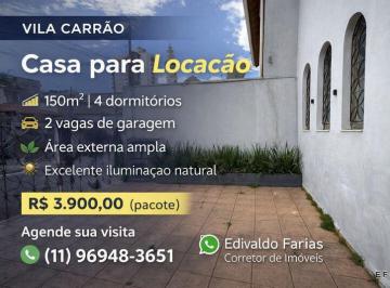 Casa · 150m² · 4 Quartos · 2 Vagas · Casa para alugar no bairro Vila Santa Isabel - São Paulo/SP, Zona Leste