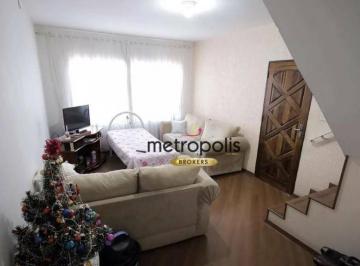 Sala de estar · Sobrado com 4 dormitórios à venda, 174 m² por R$ 750.000,00 - Utinga - Santo André/SP