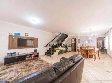 Sala · Sobrado com 4 dormitórios à venda, 219 m² por R$ 960.000,00 - Parque Marajoara - Santo André/SP