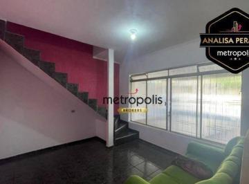 Sala · Sobrado com 3 dormitórios à venda, 204 m² por R$ 720.000,00 - Vila Alzira - Santo André/SP
