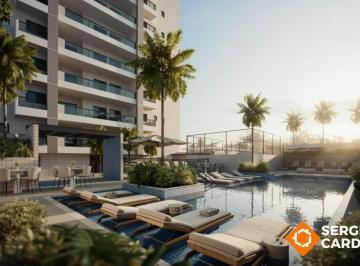 Apartamento · 78m² · 2 Quartos · 1 Vaga · APARTAMENTO PÉ NA AREIA! 2 E 3 DORMS - 78M² A 106M² CENTRO- ITANHAÉM/SP