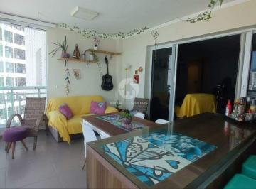 VARANDA 1 · Apartamento 3 dormitórios no Marapé, Santos – 150 m², varanda gourmet, 2 vagas