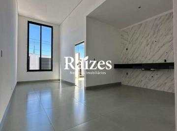 Casa · 82m² · 3 Quartos · 2 Vagas · Casa à venda em Uberlândia - Novo Mundo, 3 Quartos, Financiamento Sim