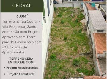 Terreno · 600m² · Terreno em Vila Progresso, Santo André/SP de 0m² à venda por R$ 2.000.000,00