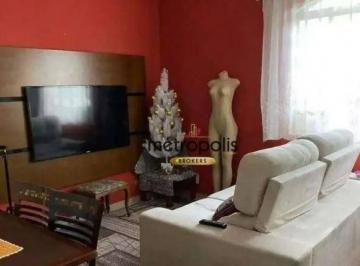 Sala · Casa com 2 dormitórios à venda, 200 m² por R$ 540.000,00 - Vila Palmares - Santo André/SP